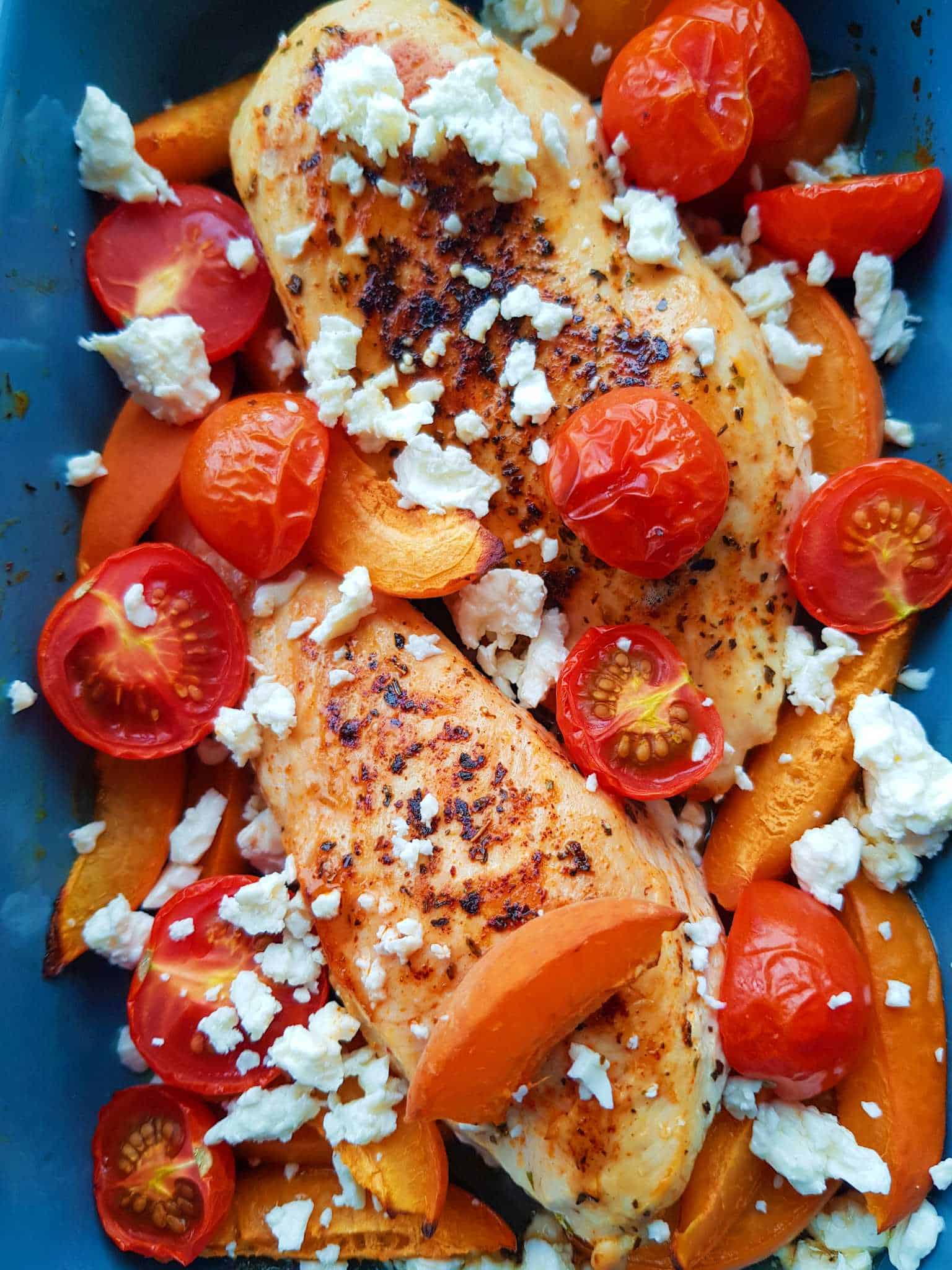 Apricot chicken bake