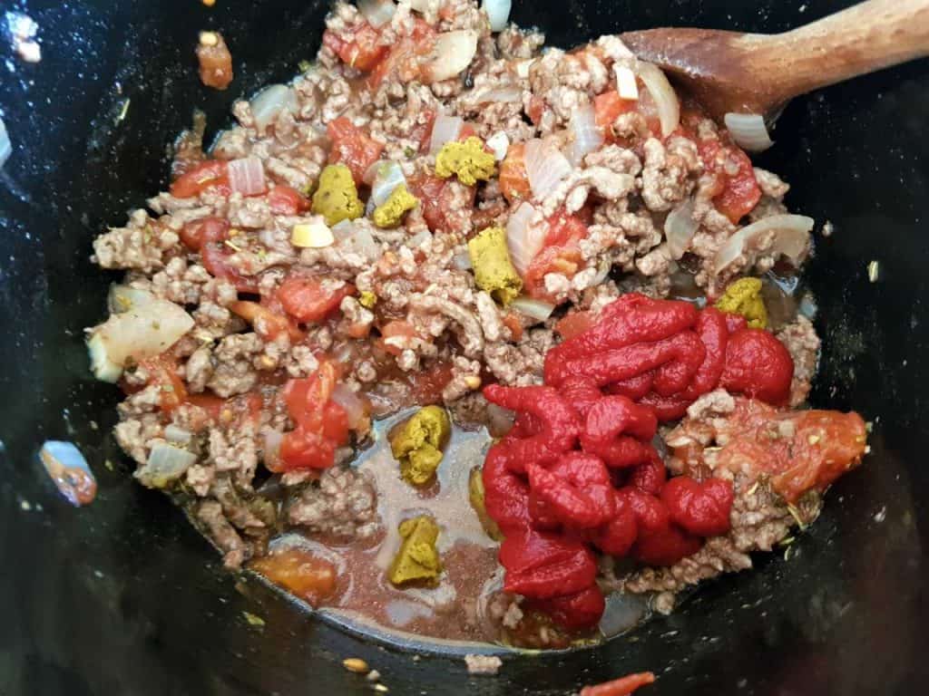 Lasagna soup