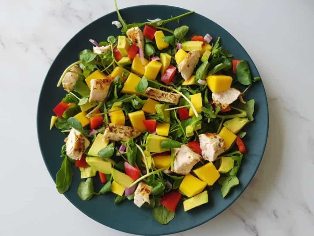Chicken and Mango Salad with Avocado Hint of Healthy