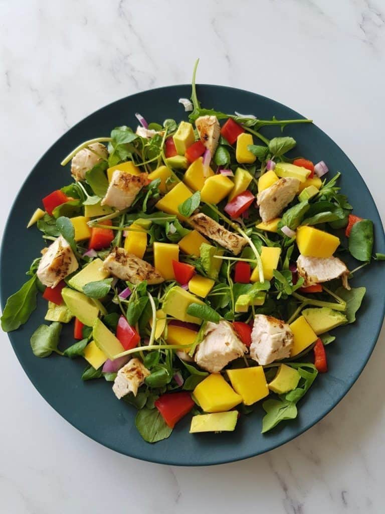 Mango chicken salad