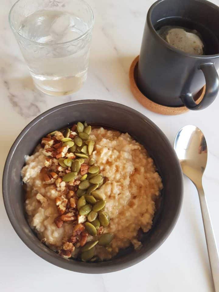 Maple Oatmeal Easy, healthy breakfast in 5 minutes Hint of Healthy
