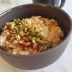 Maple syrup oatmeal