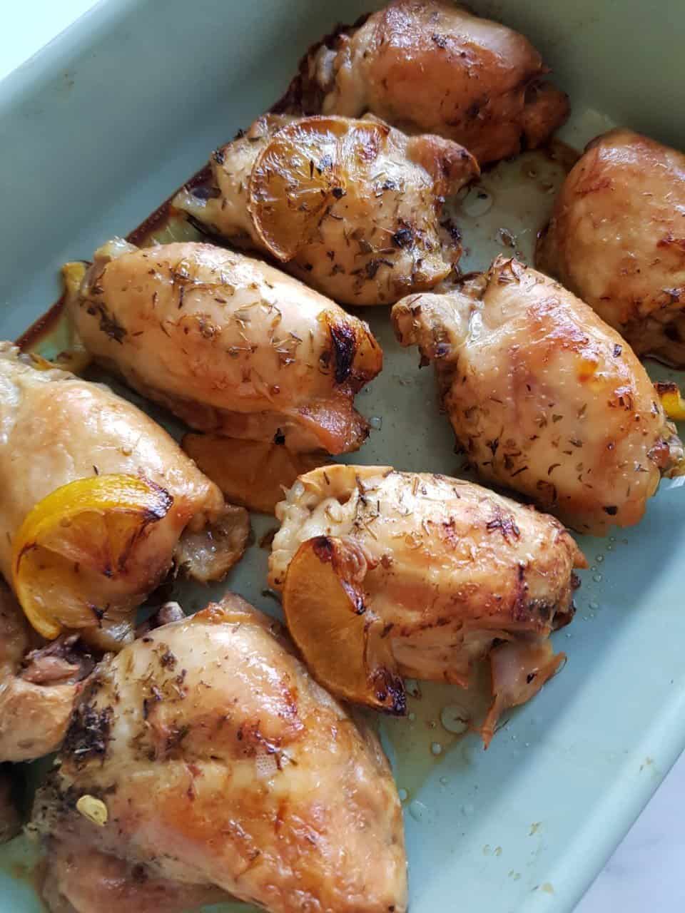 Slow cooker lemon chicken