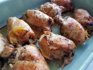 Slow cooker lemon chicken