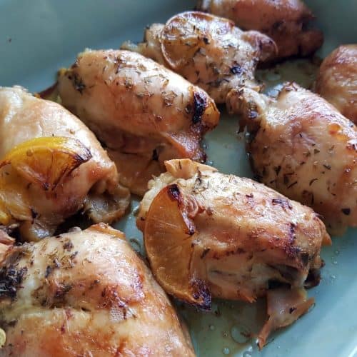 Slow cooker lemon chicken