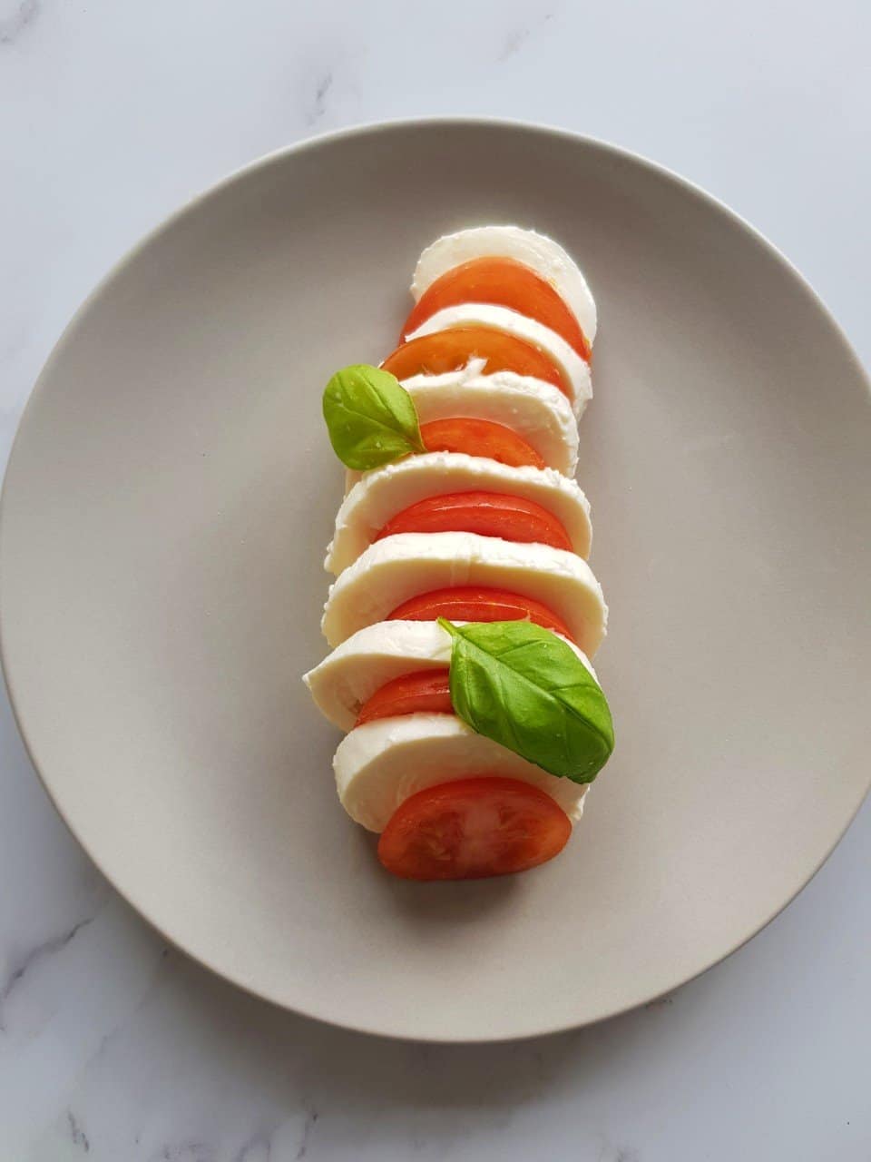 Tomato and mozzarella salad