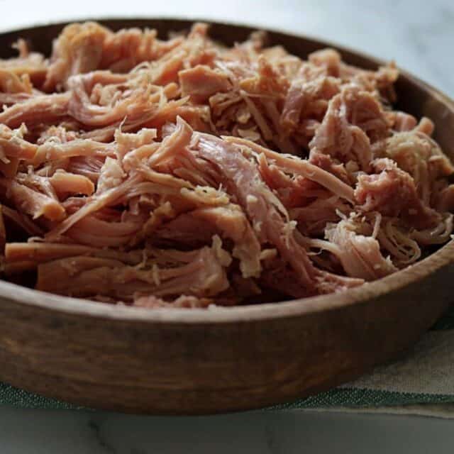 Slow Cooker Pulled Gammon Hint of Healthy