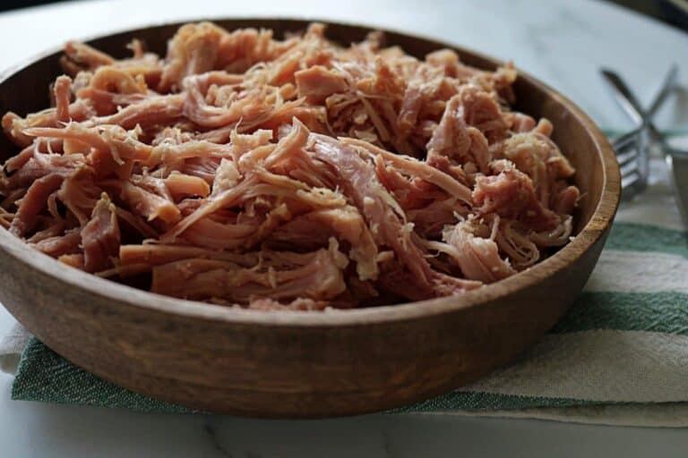 Slow Cooker Pulled Gammon Hint of Healthy