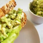 egg avocado salad sandwich.