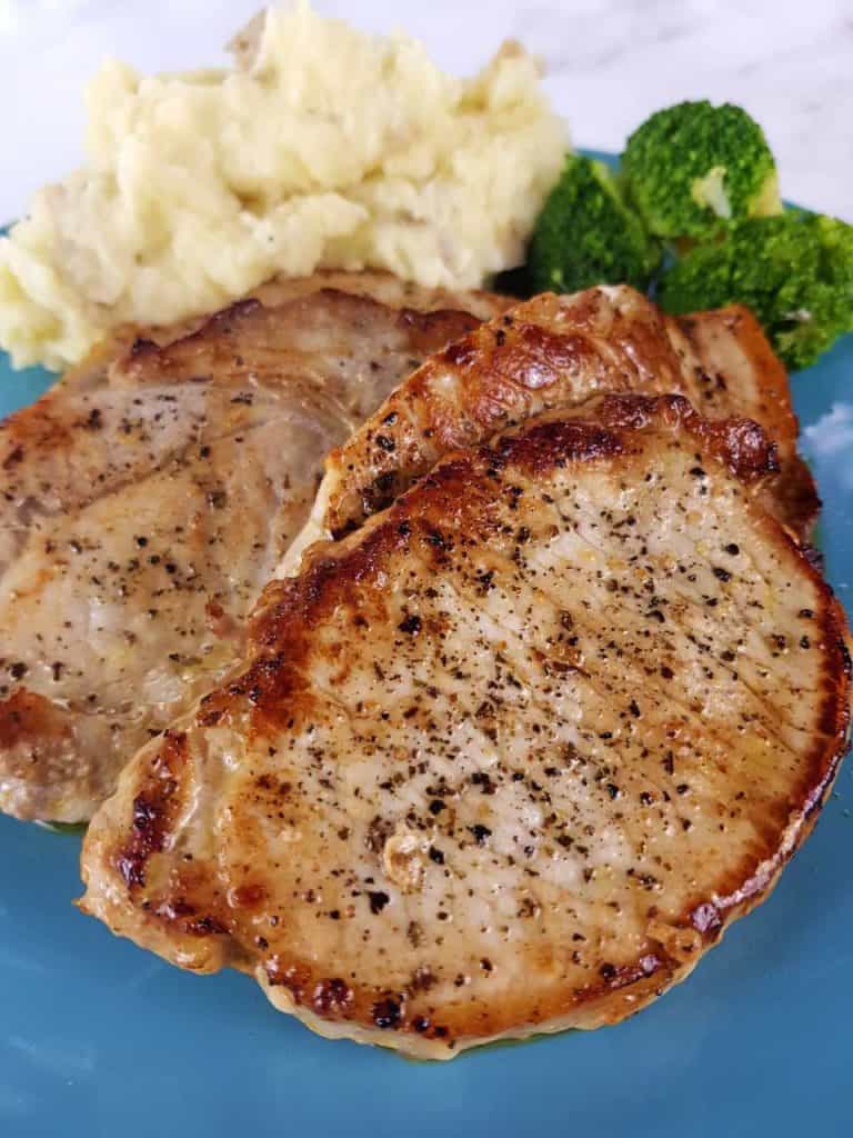 Perfect pan seared pork loin steaks Hint of Healthy