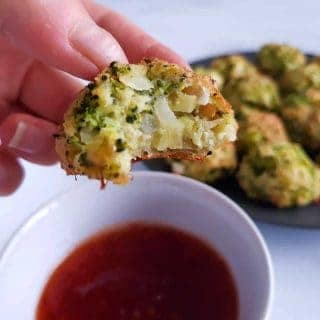 Broccoli cheese balls.