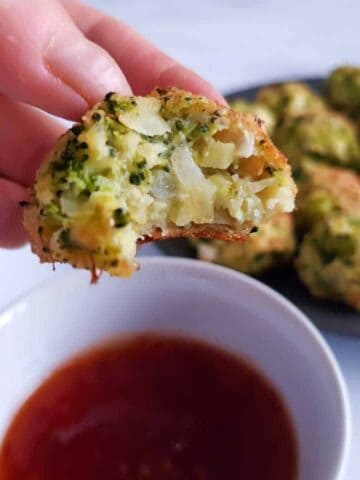 Broccoli cheese balls.