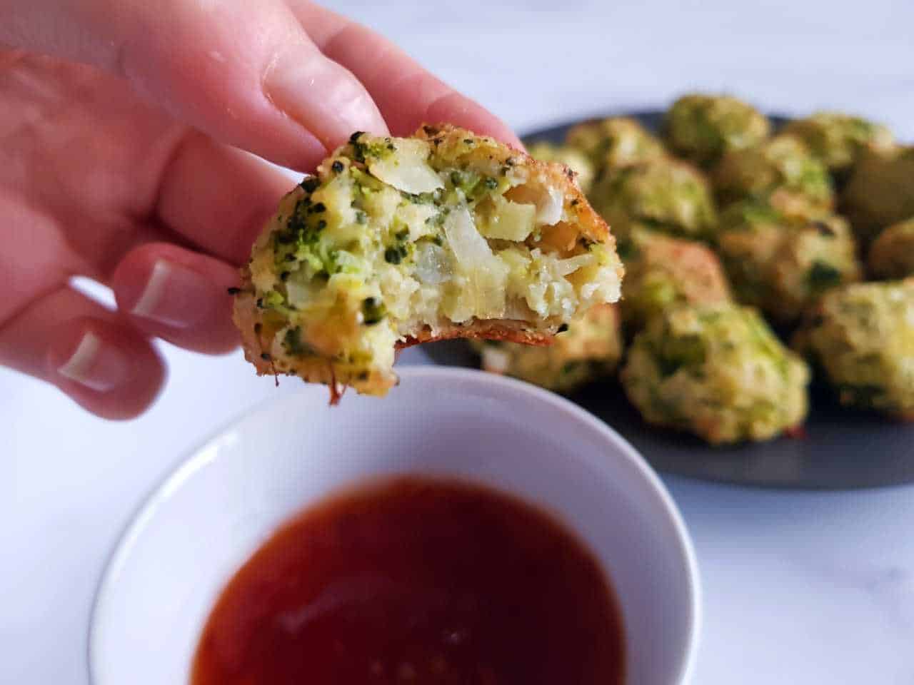 Broccoli cheese balls.
