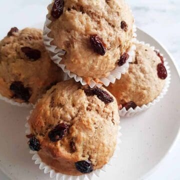 muffins with oats and banana.