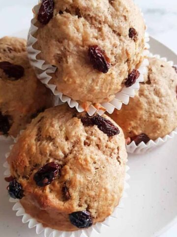 muffins with oats and banana.