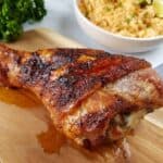roasted turkey leg.