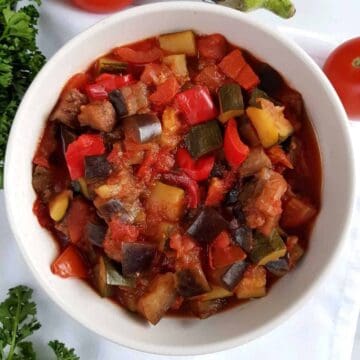 Slow cooker ratatouille