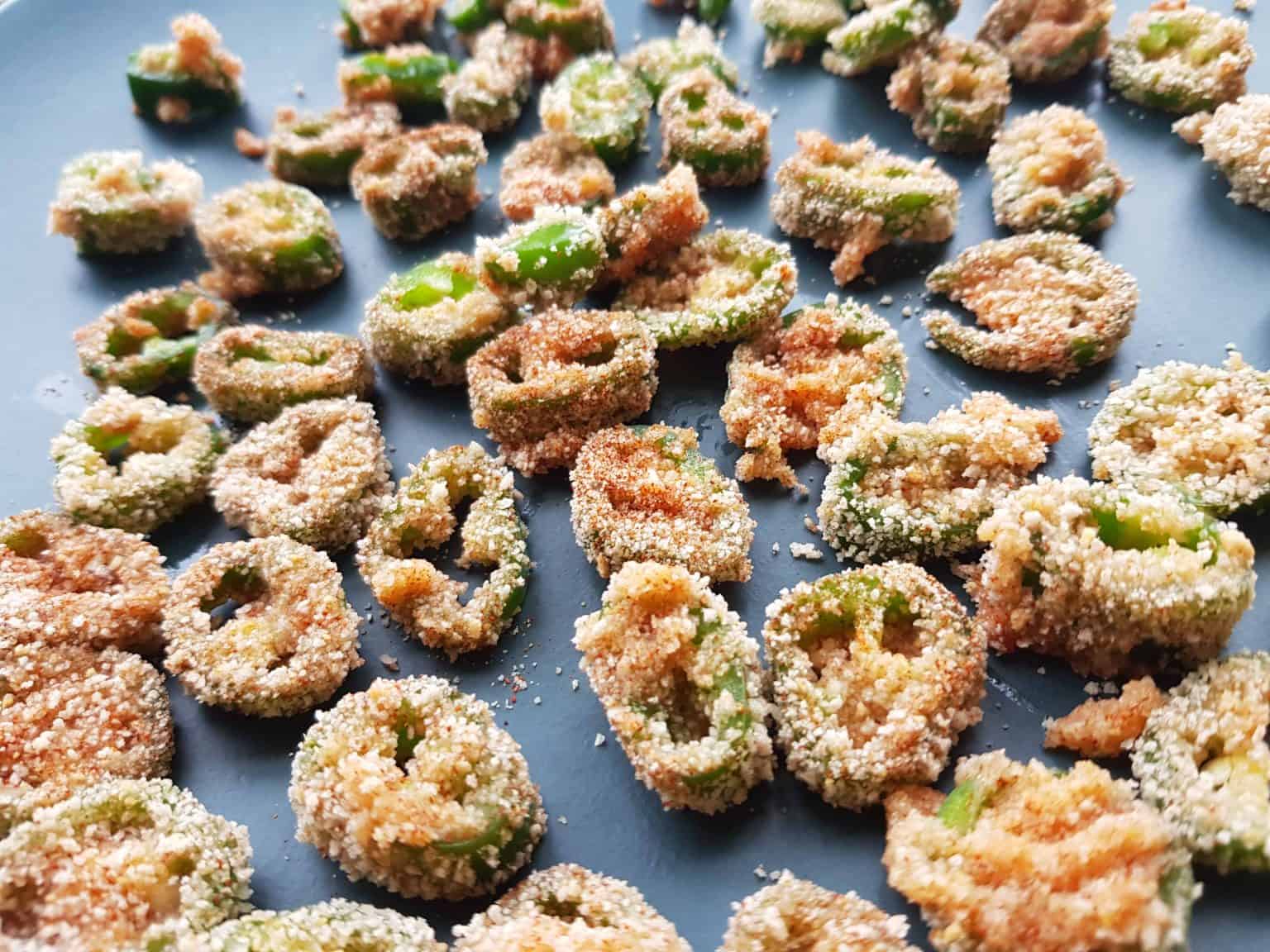 Spicy Breaded Air Fryer Jalapeno Slices Hint of Healthy