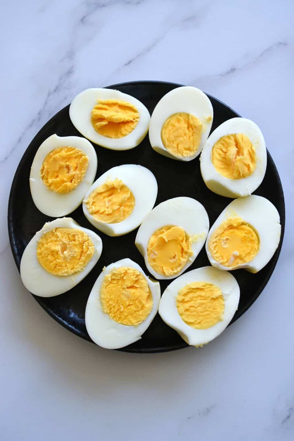 Air Fryer Hard Boiled Eggs Hint of Healthy