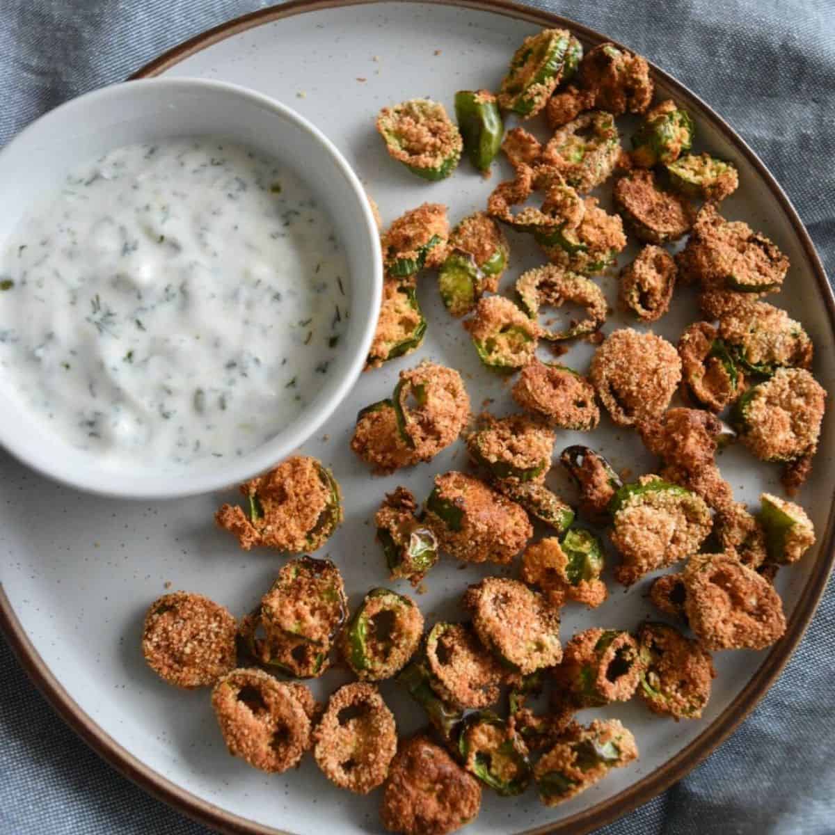 Spicy Breaded Air Fryer Jalapeno Slices Hint of Healthy