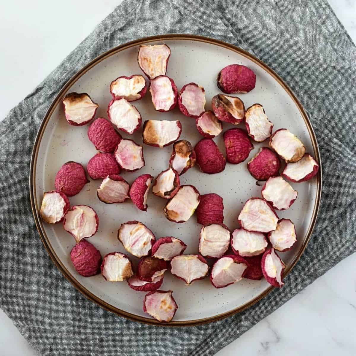 Air Fryer Roasted Radishes {Easy Side Dish} Hint of Healthy