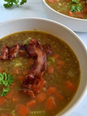 Crockpot - Slow Cooker Split Pea Soup Recipe - Veena Azmanov