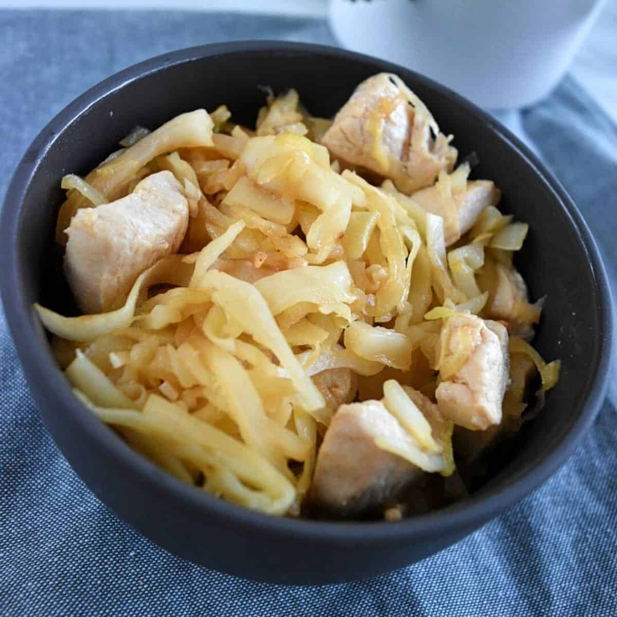 Chicken and Cabbage Stir Fry Easy & Low Carb | Hint of Healthy