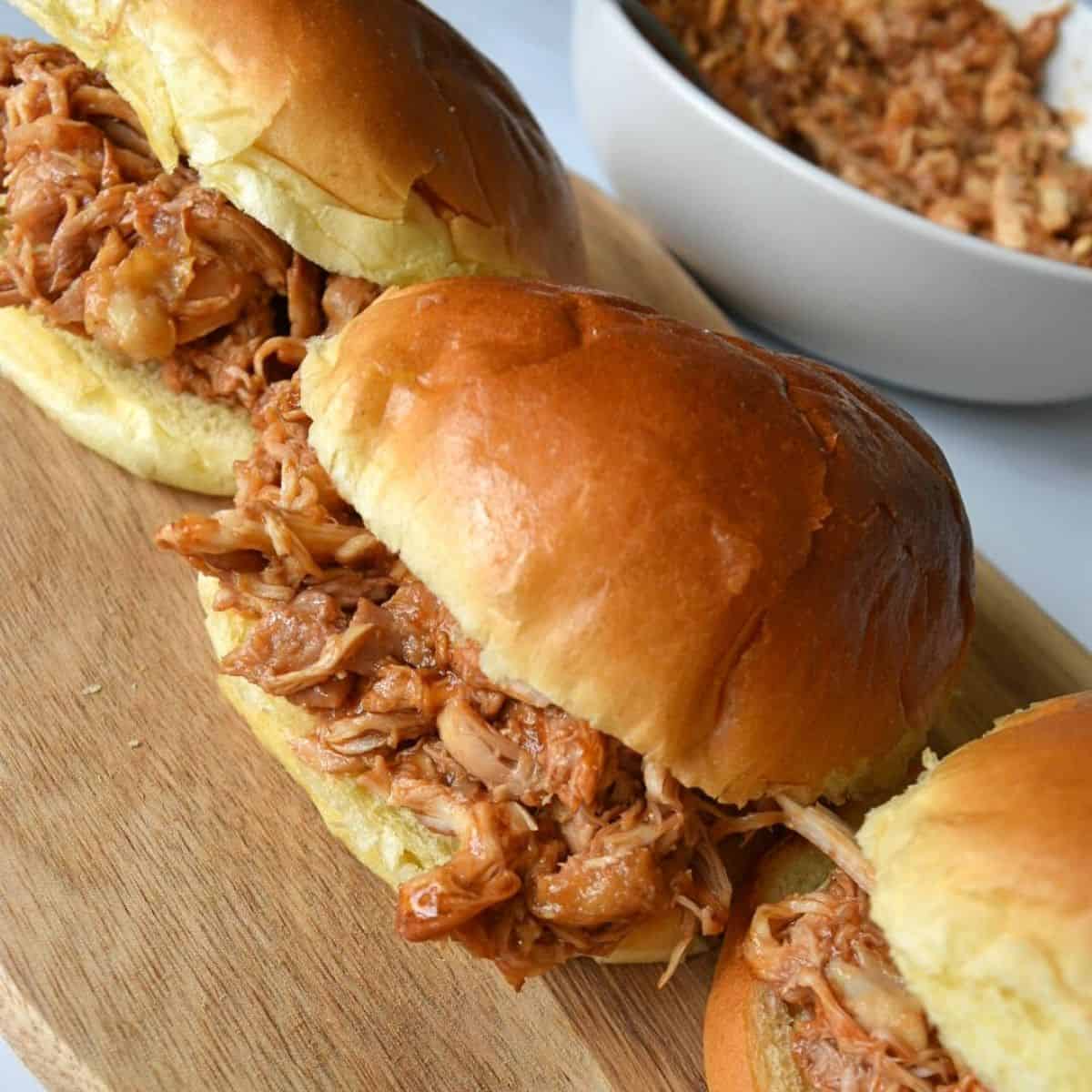 Easy Crockpot BBQ Chicken Healthy & Delicious - Hint of Healthy