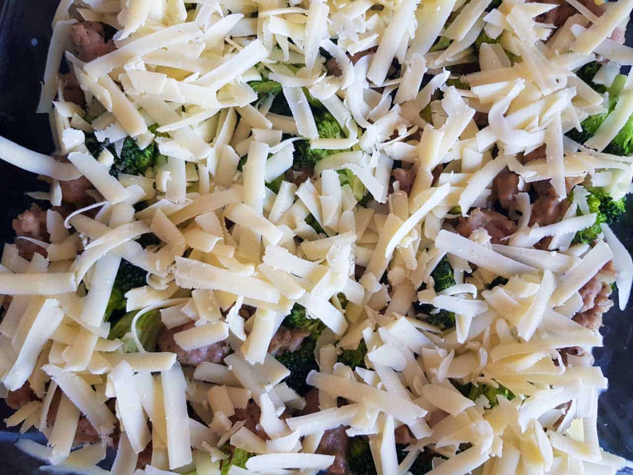 Casserole ready to enter the oven.