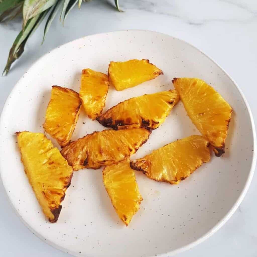 Easy Air Fryer Pineapple with Honey Hint of Healthy