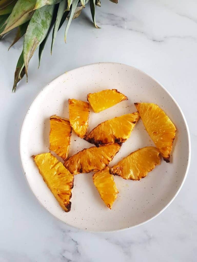 Easy Air Fryer Pineapple with Honey Hint of Healthy