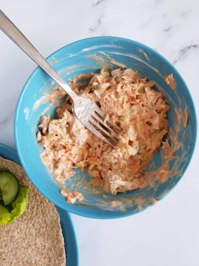 Spicy Tuna Wraps with Greek Yogurt Hint of Healthy