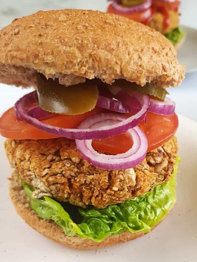 pinto bean burgers.