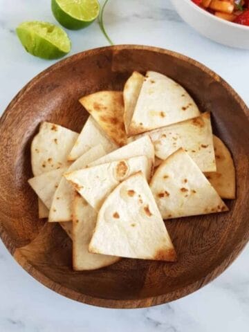 Air Fryer Tortilla Chips.