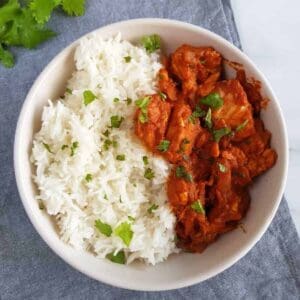 Basa fish curry.