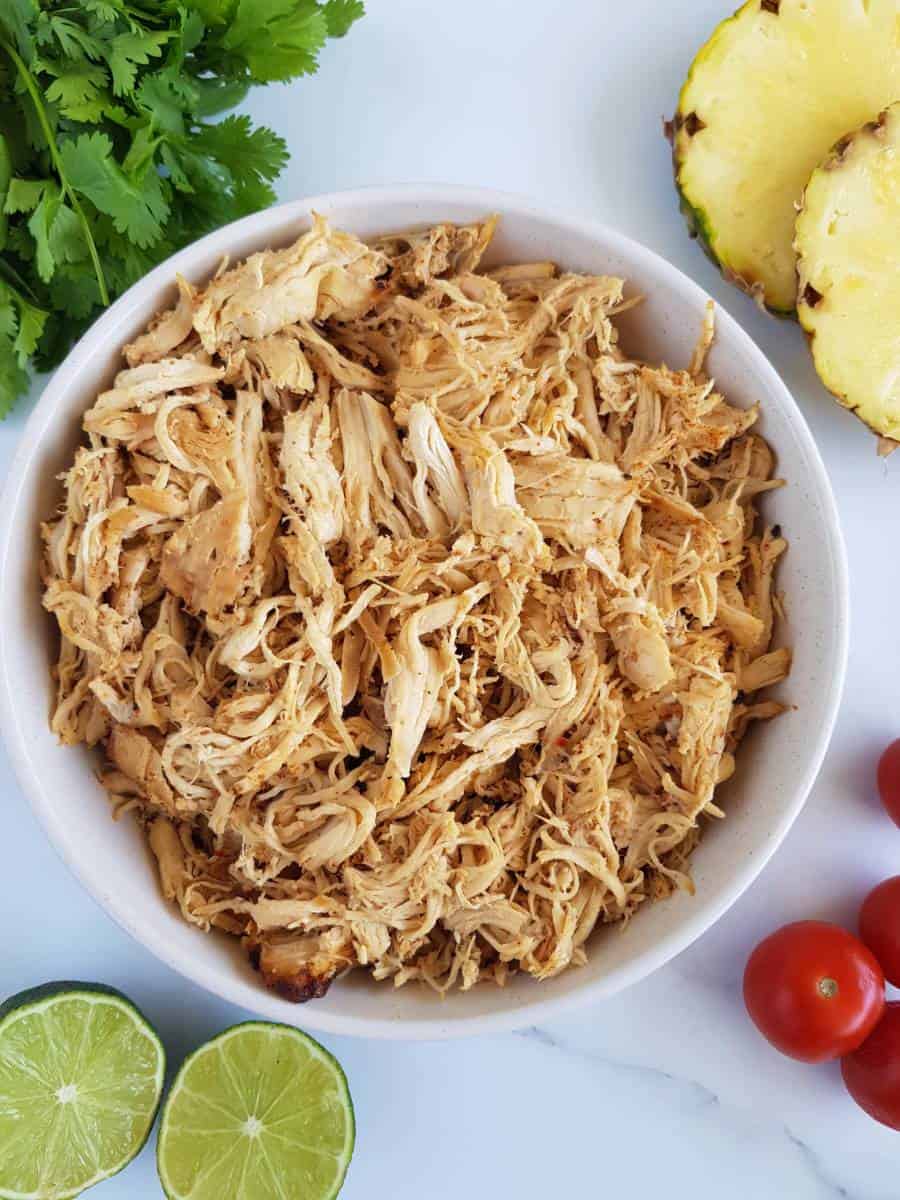 Crockpot Cajun chicken.