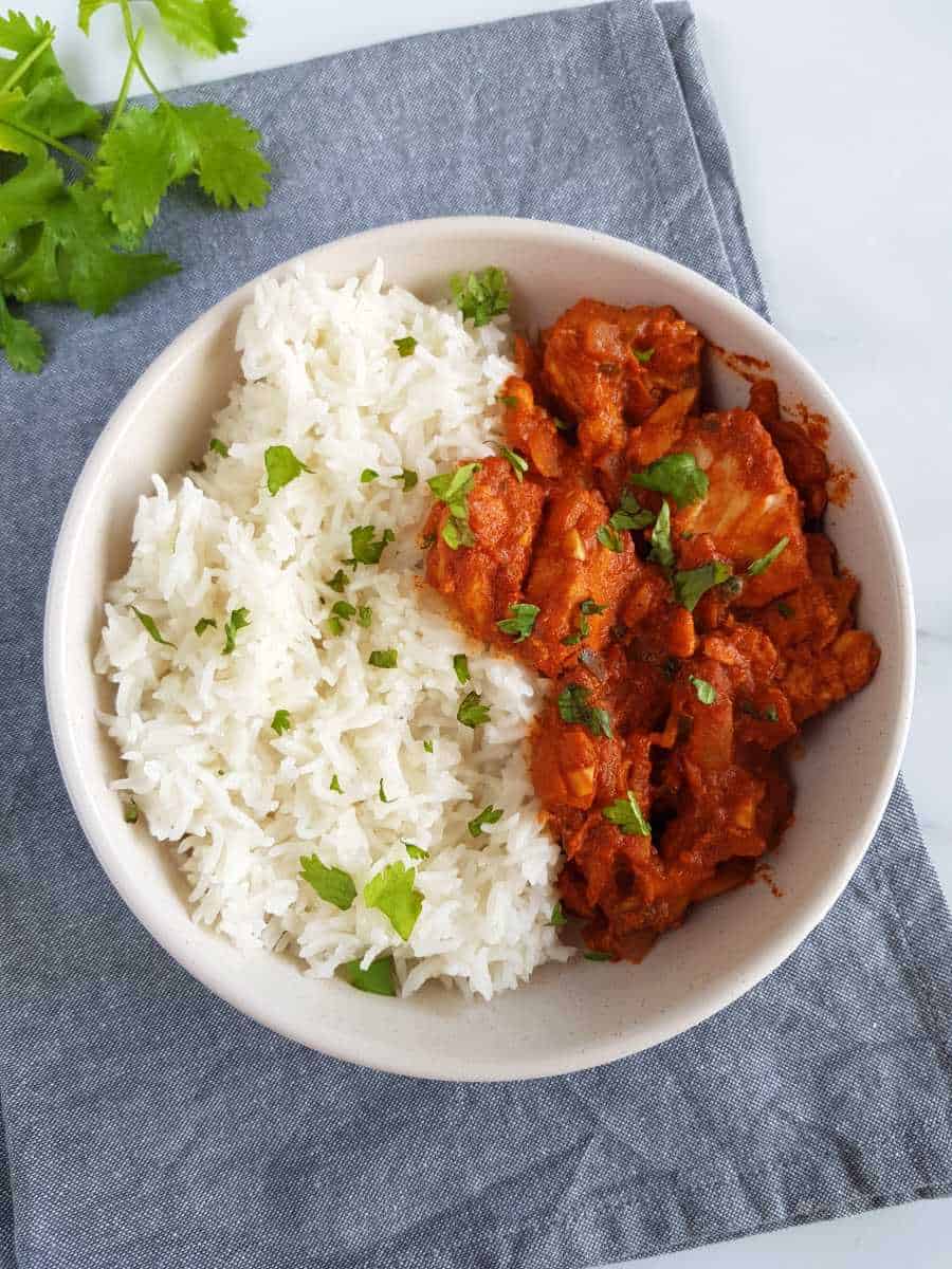 Indian fish curry.