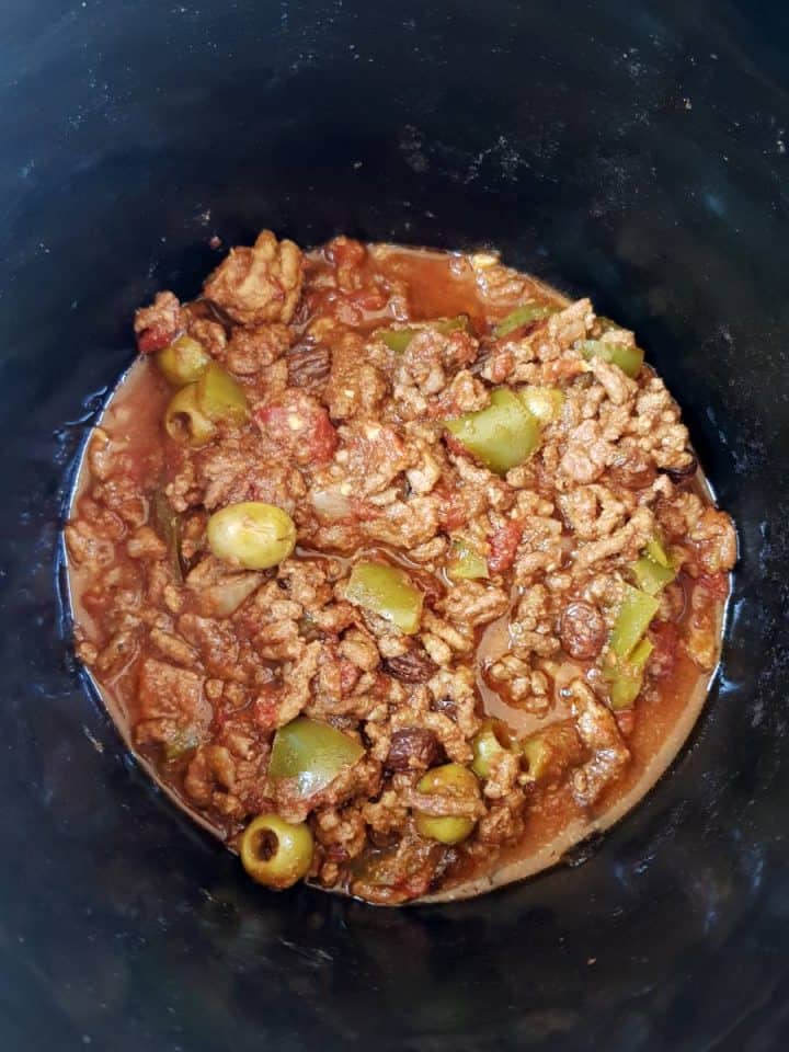 Easy Slow Cooker Picadillo with Ground Beef Hint of Healthy