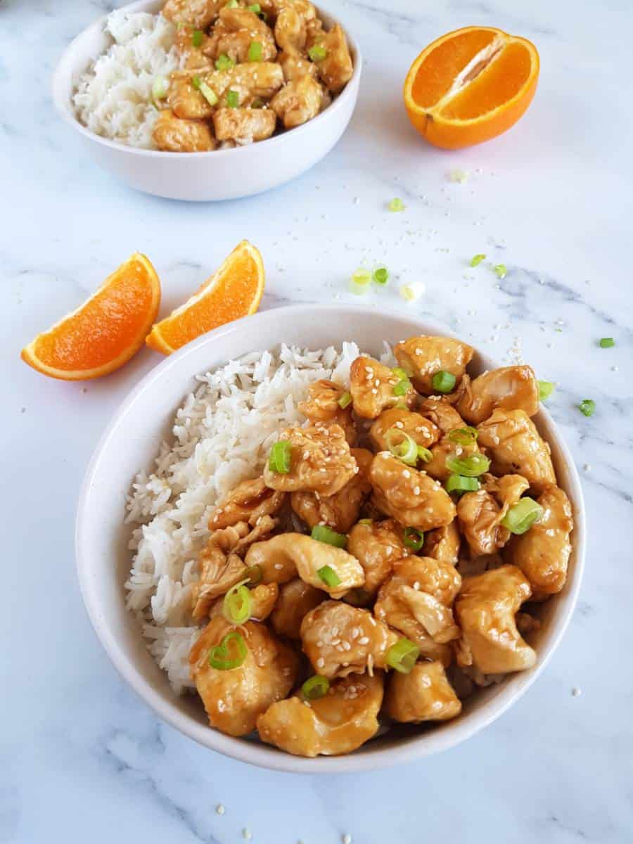 Sugar free orange chicken.