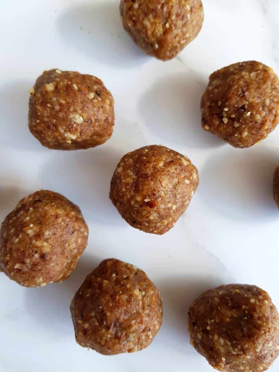 Date Walnut Balls High Protein & Healthy | Hint of Healthy