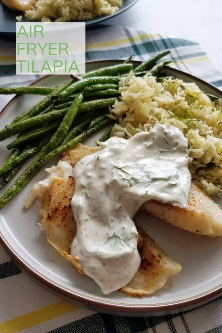 Air Fryer Tilapia {Easy 10 Min Recipe!} Hint of Healthy