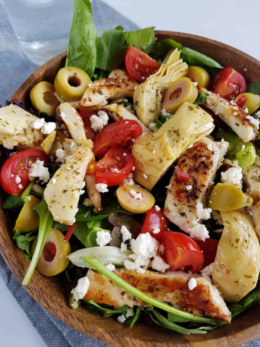 Chicken artichoke salad.