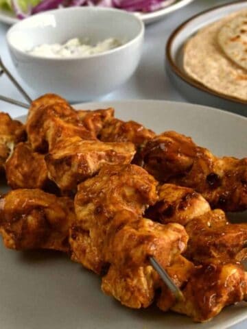 Chicken tikka kebab