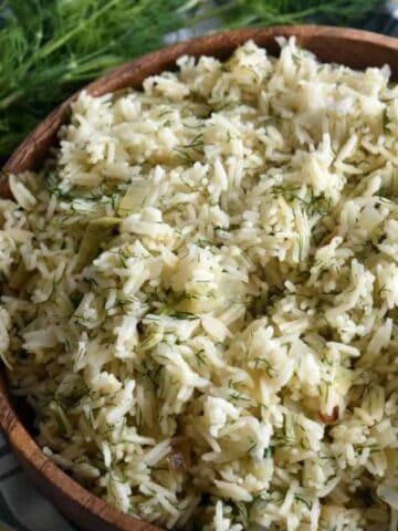 Dill rice.