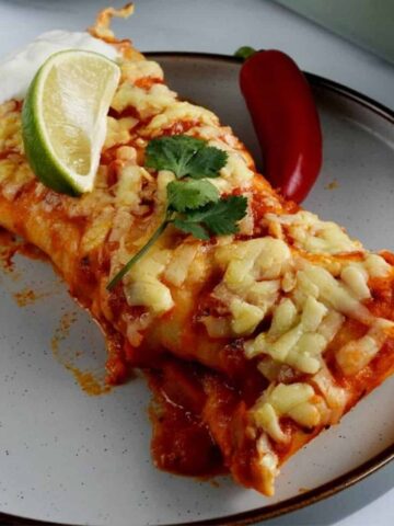 Ground Turkey Enchiladas.