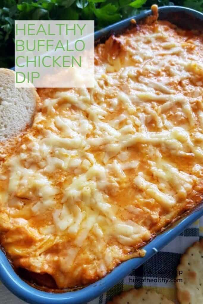 Healthy Buffalo Chicken Dip {Easy Snack!} - Hint of Healthy