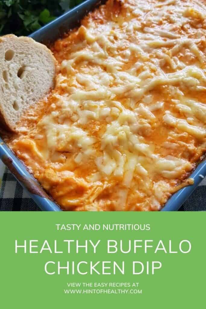 Healthy Buffalo Chicken Dip {Easy Snack!} - Hint of Healthy