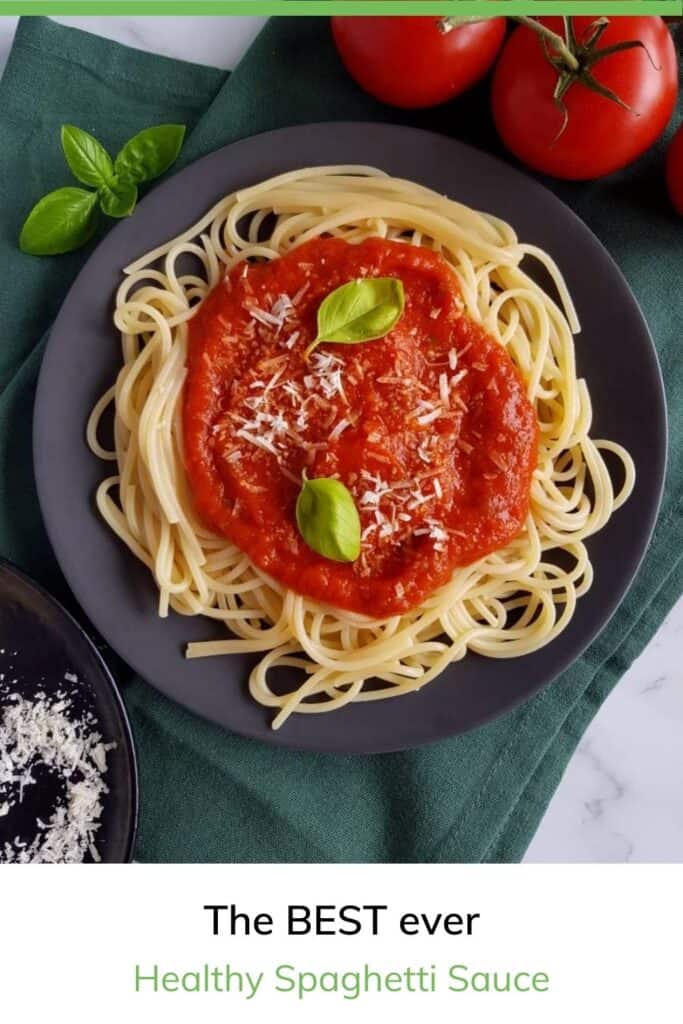 Healthy Spaghetti Sauce Super Easy Hint Of Healthy