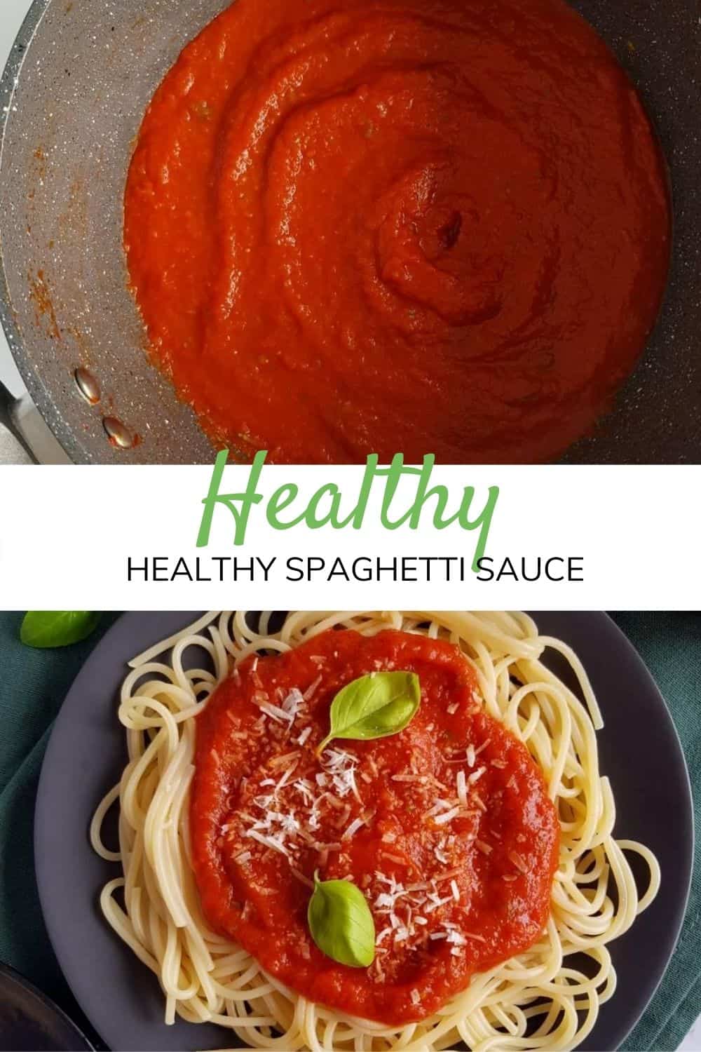 Healthy Spaghetti Sauce - Super Easy! - Hint of Healthy