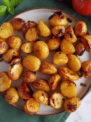 Honey roasted potatoes.